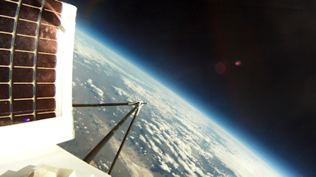 Solar power at the edge of space