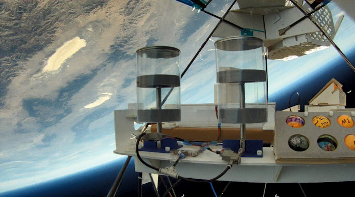 Airship valve tests at the edge of space