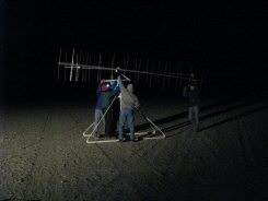 Antennas at night