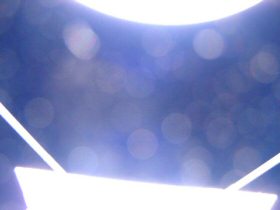 The moment of balloon burst