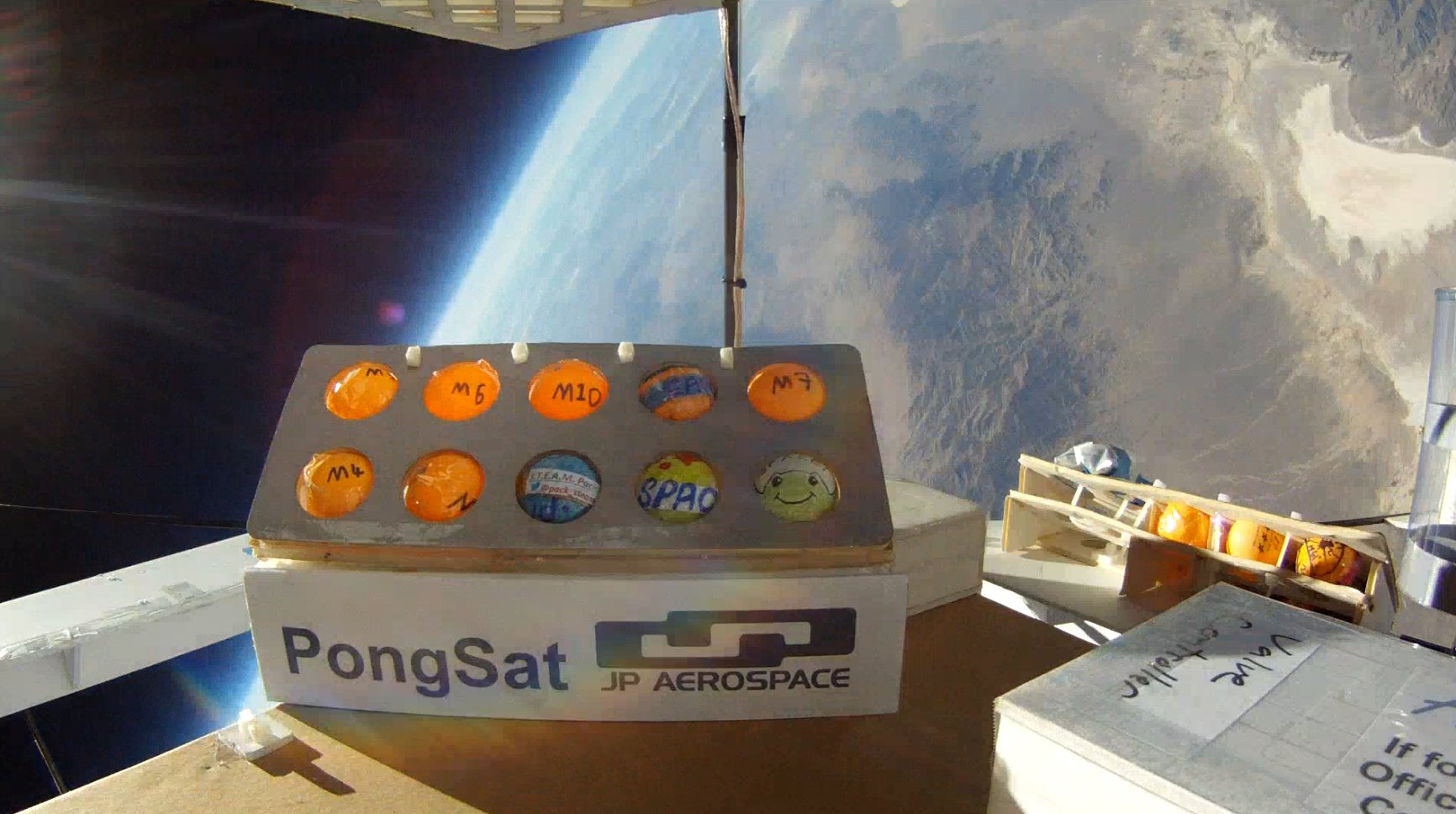 PongSats at the edge of space